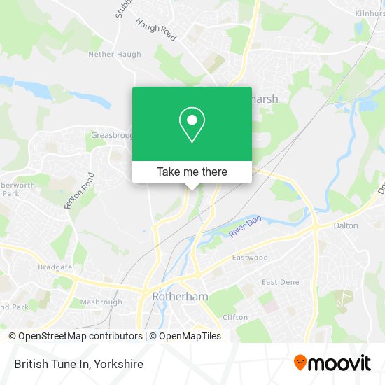 British Tune In map