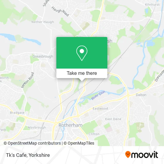 Tk's Cafe map