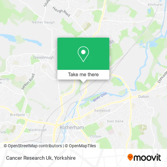 Cancer Research Uk map