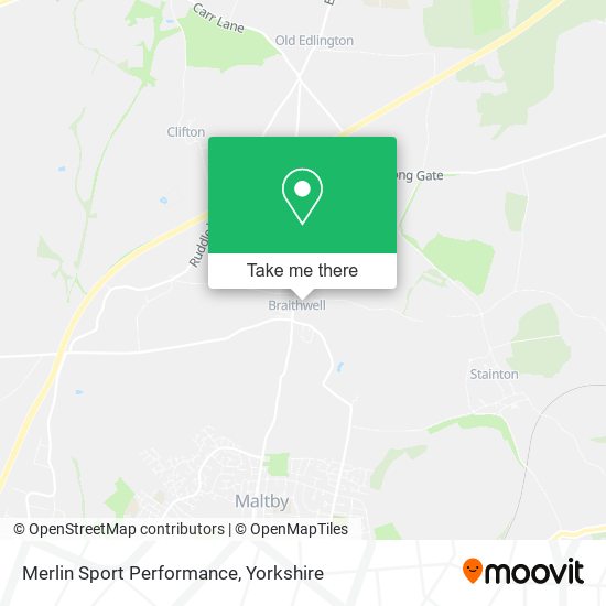 Merlin Sport Performance map