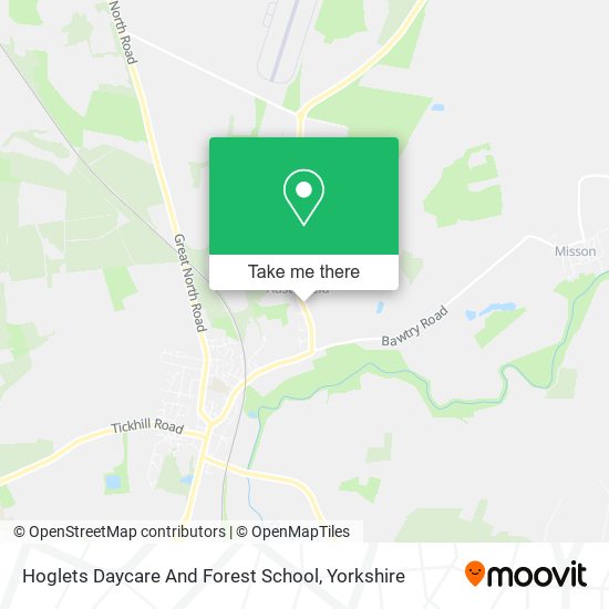 Hoglets Daycare And Forest School map