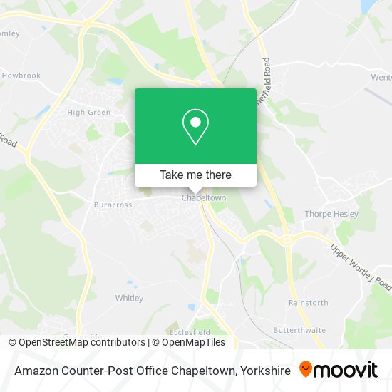 Amazon Counter-Post Office Chapeltown map