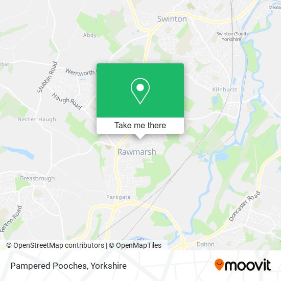 Pampered Pooches map