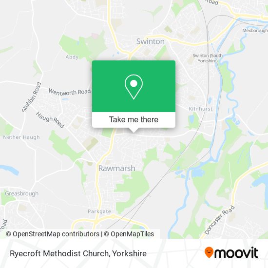 Ryecroft Methodist Church map