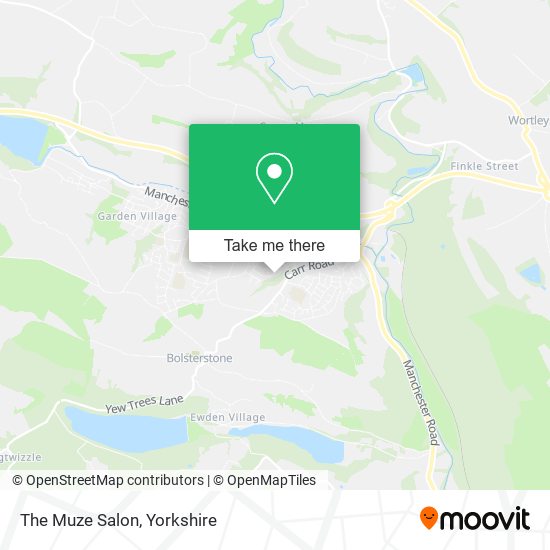 The Muze Salon map