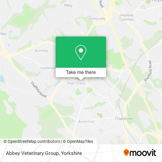 Abbey Veterinary Group map