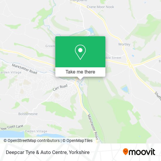 Deepcar Tyre & Auto Centre map