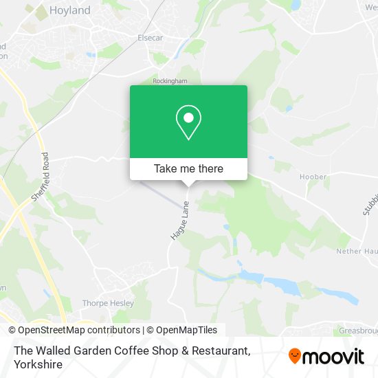 The Walled Garden Coffee Shop & Restaurant map