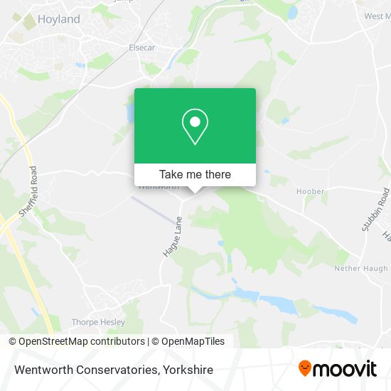 Wentworth Conservatories map