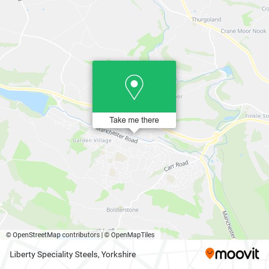 Liberty Speciality Steels map