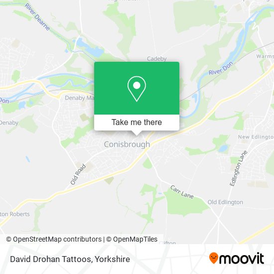 David Drohan Tattoos map