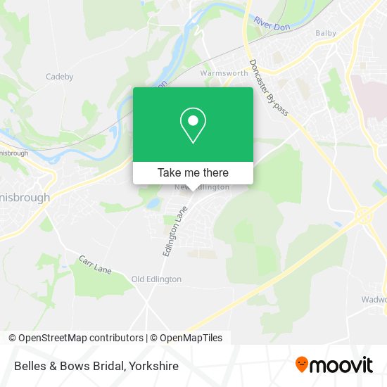Belles & Bows Bridal map