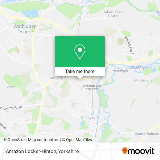 Amazon Locker-Hinton map