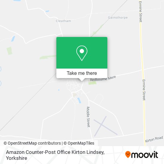 Amazon Counter-Post Office Kirton Lindsey map