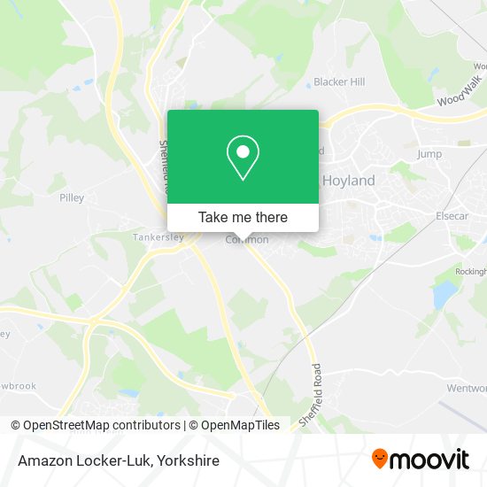 Amazon Locker-Luk map