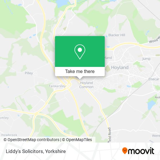 Liddy's Solicitors map