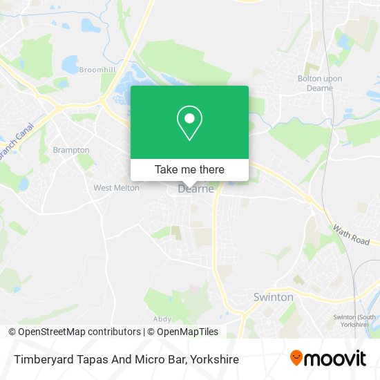 Timberyard Tapas And Micro Bar map