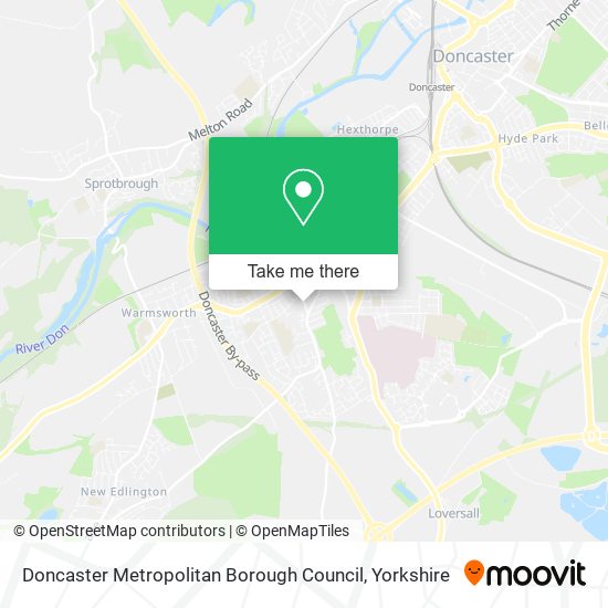 Doncaster Metropolitan Borough Council map
