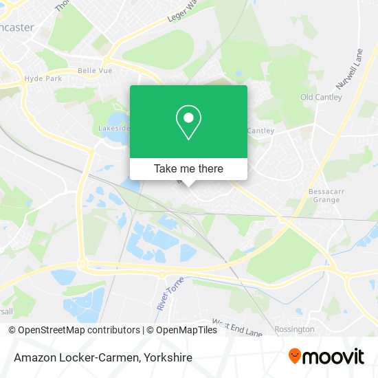 Amazon Locker-Carmen map