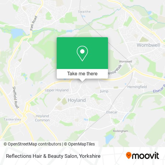 Reflections Hair & Beauty Salon map