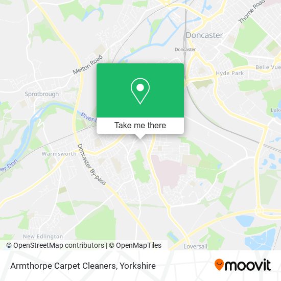 Armthorpe Carpet Cleaners map