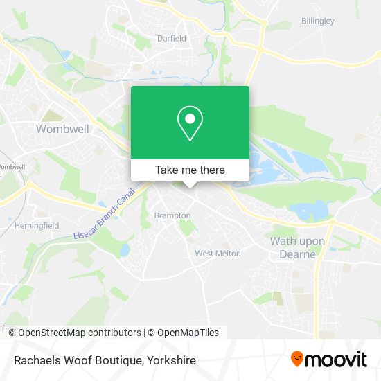 Rachaels Woof Boutique map