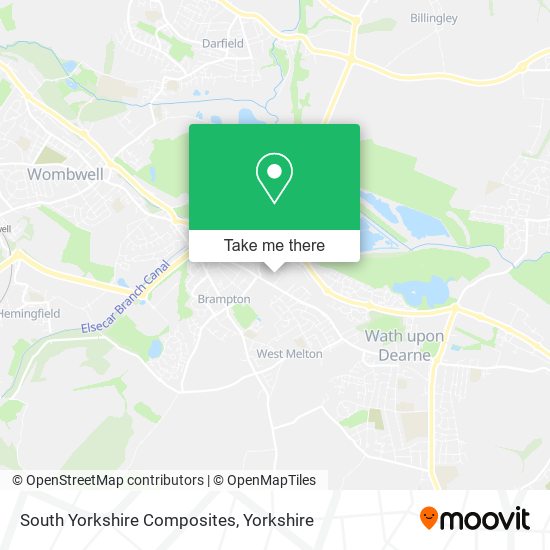 South Yorkshire Composites map