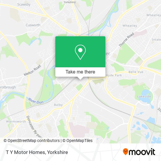 T Y Motor Homes map