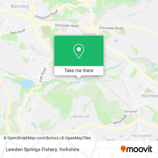 Lewden Springs Fishery map