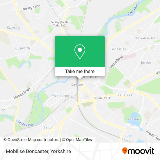 Mobilise Doncaster map