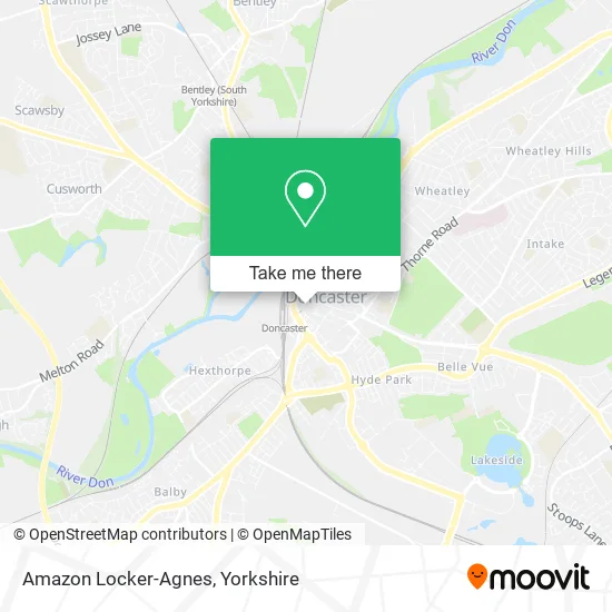 Amazon Locker-Agnes map