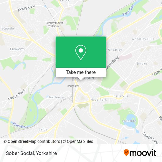 Sober Social map
