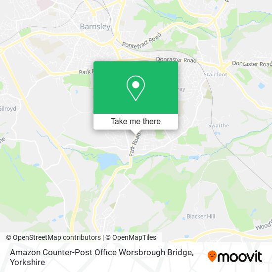 Amazon Counter-Post Office Worsbrough Bridge map