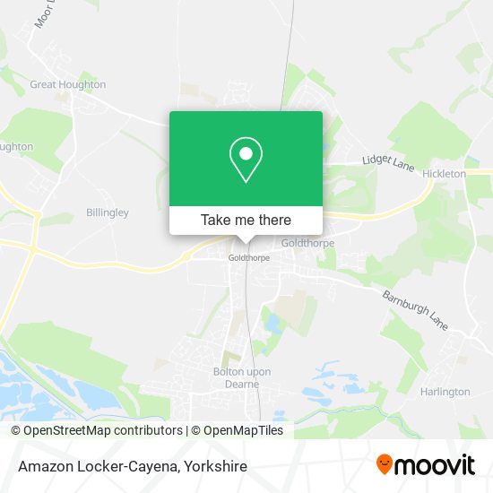 Amazon Locker-Cayena map