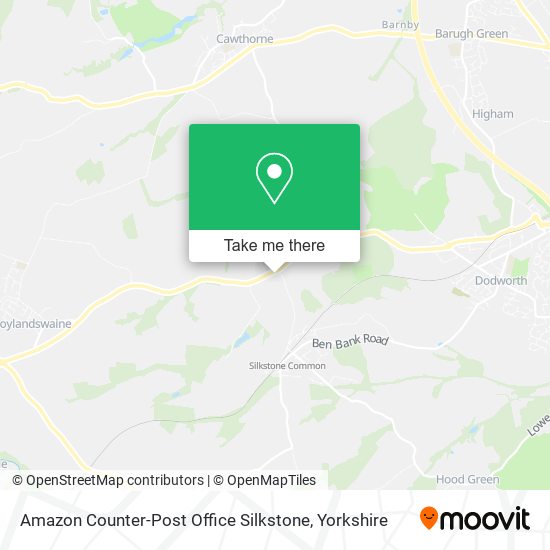 Amazon Counter-Post Office Silkstone map