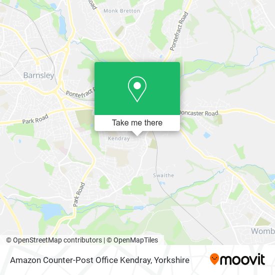 Amazon Counter-Post Office Kendray map
