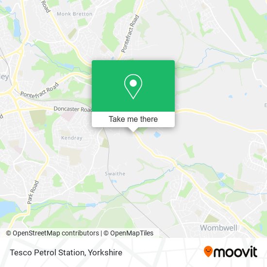 Tesco Petrol Station map