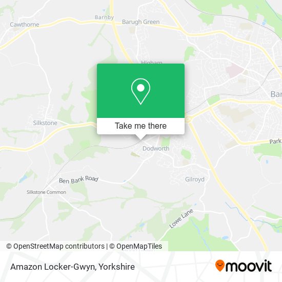 Amazon Locker-Gwyn map