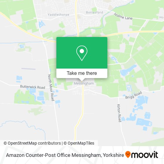 Amazon Counter-Post Office Messingham map