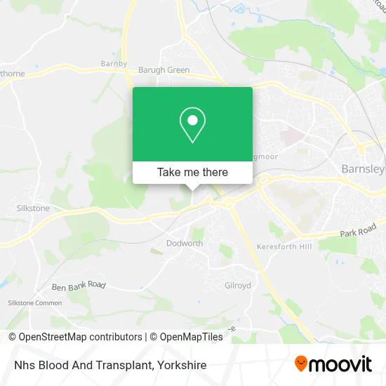 How to Get to Nhs Blood And Transplant in Barnsley by Bus or Train?