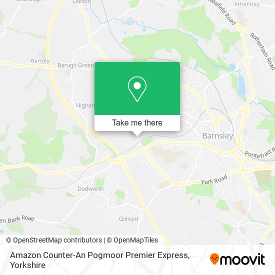 Amazon Counter-An Pogmoor Premier Express map