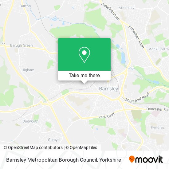 Barnsley Metropolitan Borough Council map