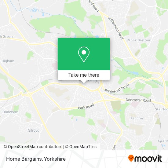 Home Bargains map