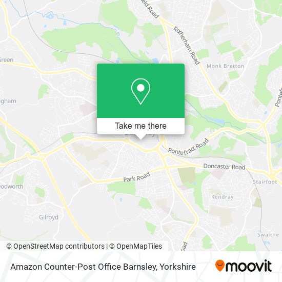 Amazon Counter-Post Office Barnsley map