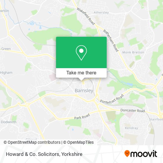 Howard & Co. Solicitors map