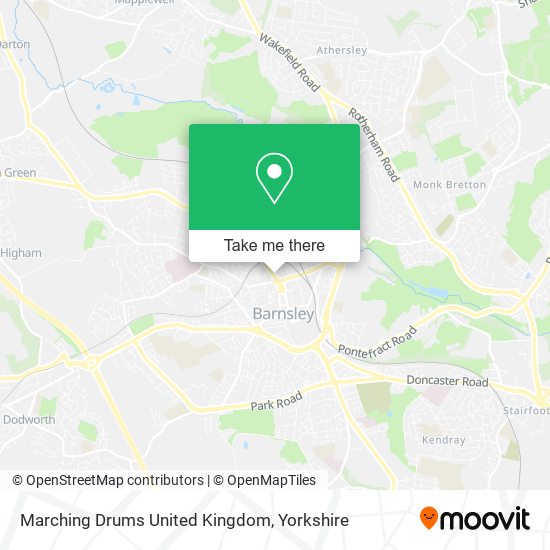 Marching Drums United Kingdom map