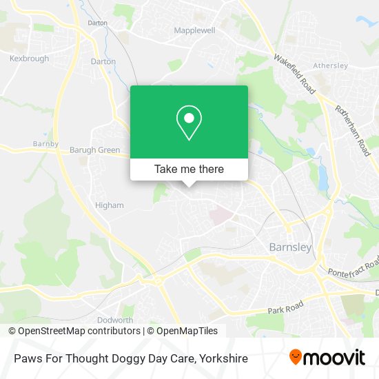 Paws For Thought Doggy Day Care map