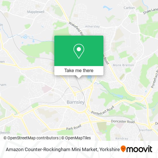 Amazon Counter-Rockingham Mini Market map