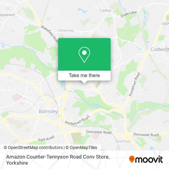 Amazon Counter-Tennyson Road Conv Store map