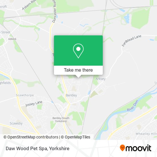 Daw Wood Pet Spa map